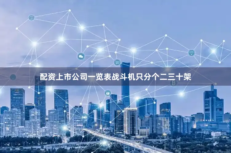 配资上市公司一览表战斗机只分个二三十架