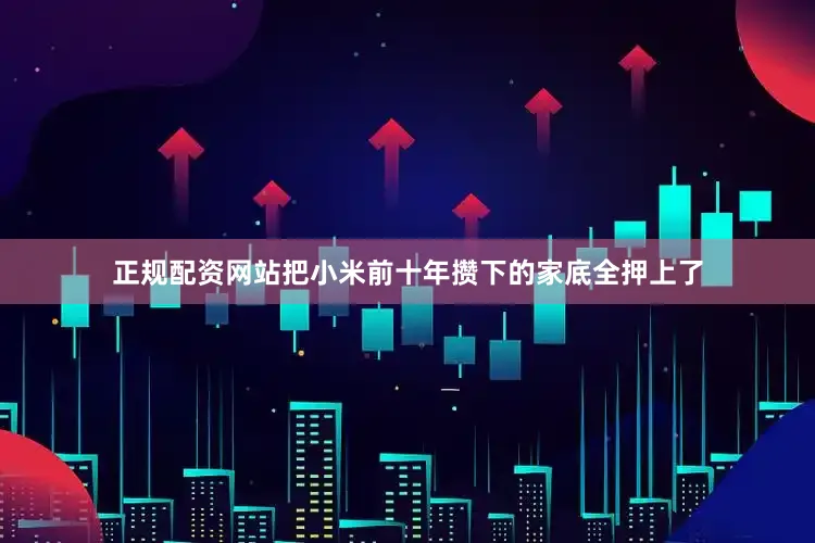 正规配资网站把小米前十年攒下的家底全押上了